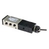 SMC Toggle Lever Pneumatic Manual Control Valve 5/2 Function Rc 1/8 Thread, 0.7 Mpa Max Pressure, -5°C to +60°C VZM550-01-08