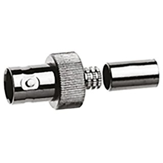 Telegartner BNC Series 50 Ω Coaxial Connector Cable Female BNC, Straight Body, Crimp Termination J01001A1287