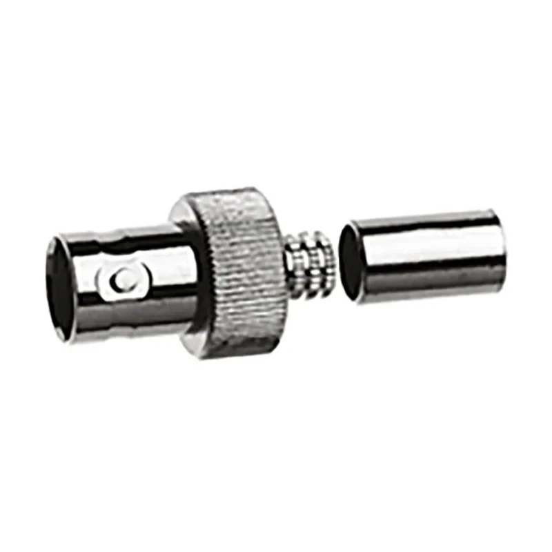 Telegartner BNC Series 50 Ω Coaxial Connector Cable Female BNC, Straight Body, Crimp Termination J01001A1287
