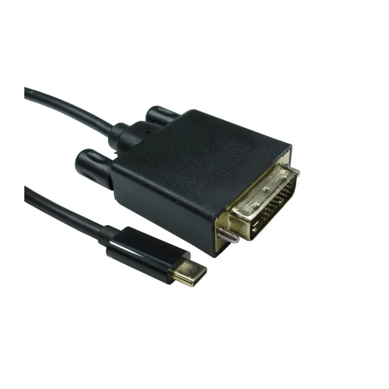 RS PRO USB Type C Male to DVI Male Adapter Cable 2 Metre 4k 192-4686