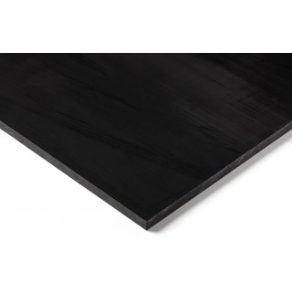 RS PRO Black Cast Nylon Plastic Sheet, 500 mm x 500 mm x 20 mm, MoS2 Filled, High Mechanical Strength, Flame 193-5452
