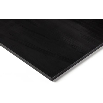 RS PRO Black Cast Nylon Plastic Sheet, 500 mm x 500 mm x 20 mm, MoS2 Filled, High Mechanical Strength, Flame 193-5452