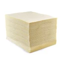 Ecospill Ltd Spill Absorbent Premier Sheet for Chemical Use, 100 L Capacity, Yellow, 400mm x 500mm, Pack of 200 C0425040