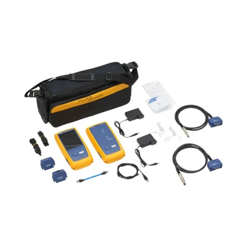 Fluke Networks Network Cable Tester  500MHz Lithium-ion Battery LCD RJ45 Connector