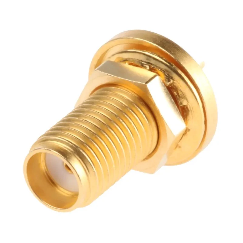 Telegartner SMA Series Coaxial Connector Panel Mount Female, 50 Ω Impedance, Straight Body, Solder Termination J01151A0021