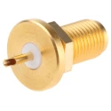 Telegartner SMA Series Coaxial Connector Panel Mount Female, 50 Ω Impedance, Straight Body, Solder Termination J01151A0021