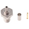 Telegartner SMA Series Coaxial Connector Panel Mount Female SMA, 50 Ω, Straight Body Crimp J01151A0009