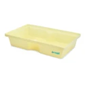 Ecospill Ltd Polyethylene Spill Tray Yellow 60L Capacity 1m x 605mm R3340807