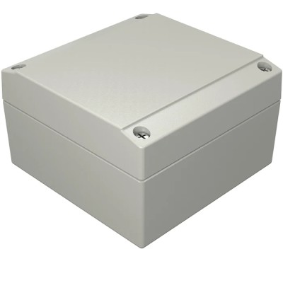 Rose Aluform Series Grey Grey Lid Die Cast Aluminium Enclosure IP66 IK09 100 mm x 100 mm x 100 mm IP66