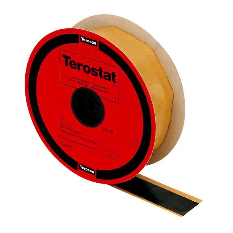 Teroson Black Self-Amalgamating Tape Butyl Rubber 60mm x 20m Thickness 2mm TEROSON RB81 60x2mm