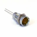 CML Innovative Technologies Yellow LED Panel Mount Indicator 2.1V, IP40, M8 Termination 19050002
