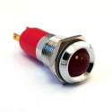CML Innovative Technologies Red Panel Mount Indicator 12 V AC/DC, IP67, Prominent Bezel, 37 mm Length 192A0250