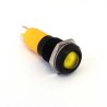 CML Innovative Technologies LED Yellow Panel Mount Indicator 24V IP67 M14 Solder Tab Termination 192A1352
