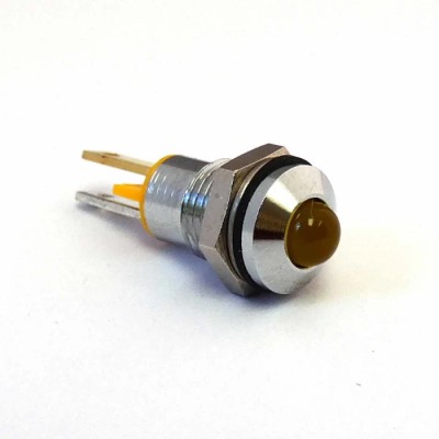 CML Innovative Technologies LED Yellow Panel Mount Indicator M8 Termination IP67 2.1V 19040052