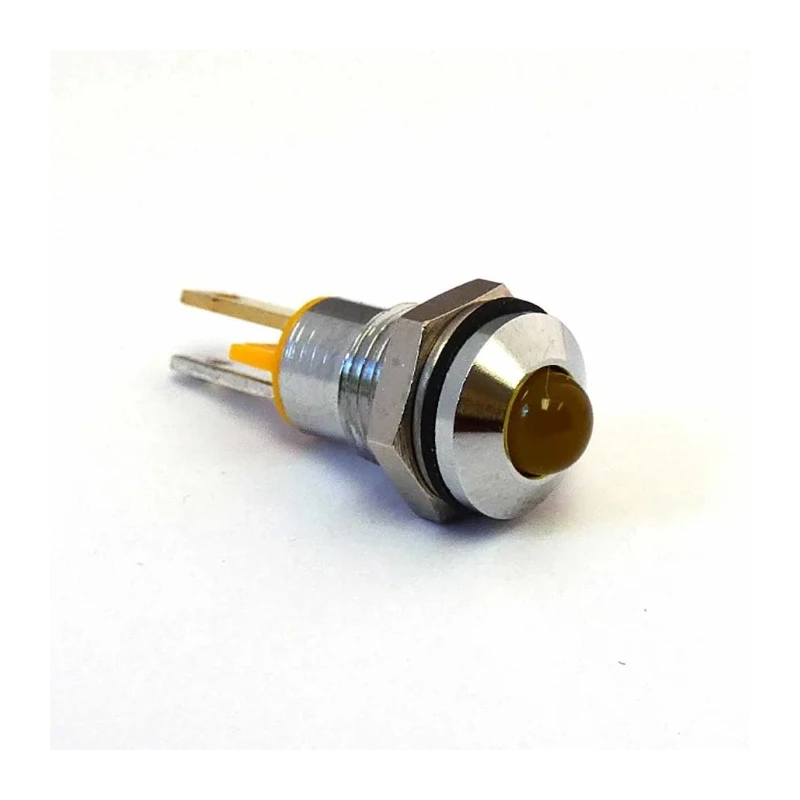 CML Innovative Technologies LED Yellow Panel Mount Indicator M8 Termination IP67 2.1V 19040052