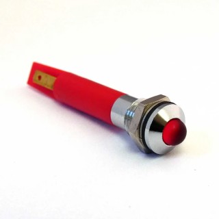 CML Innovative Technologies LED Red Panel Mount Indicator 230V AC IP67 M8 Termination 19510230