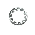RS PRO Steel Bright Zinc Internal Tooth Washers, M24, DIN 6797J 193-3455