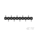TE Connectivity AMPMODU Series Straight Surface Pin Header, 10 Contact, 2 mm Pitch, 1 Row, Unshrouded 1-2842104-0