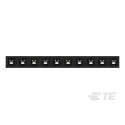TE Connectivity AMPMODU Series Straight Through Hole PCB Socket, 10-Contact, 1 Row, 2 mm Pitch, 12A, 650V 1-2314876-0