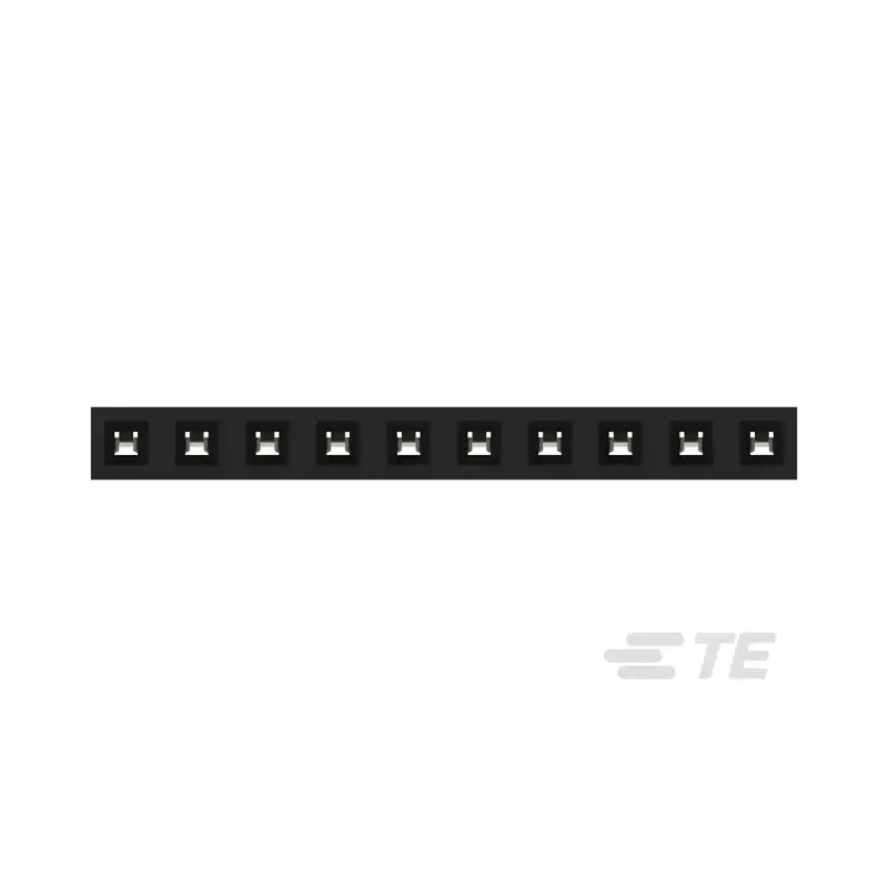 TE Connectivity AMPMODU Series Straight Through Hole PCB Socket, 10-Contact, 1 Row, 2 mm Pitch, 12A, 650V 1-2314876-0