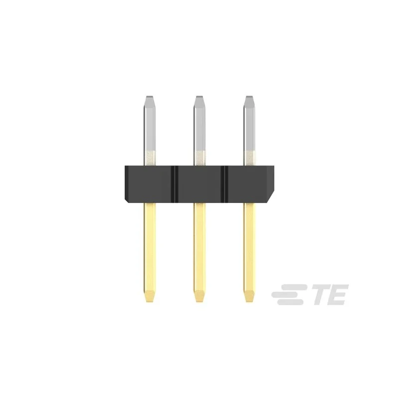 TE Connectivity AMPMODU Series Straight Through Hole Pin Header, 4 Contacts, 2 mm Pitch, 1 Row, Unshrouded 2355182-4