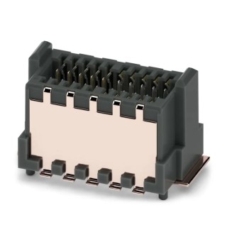 Phoenix Contact FP 0.8/20-MV-SH Series Surface PCB Header, 20 Contacts, 0.8 mm Pitch, 2 Rows, Shrouded 1053609