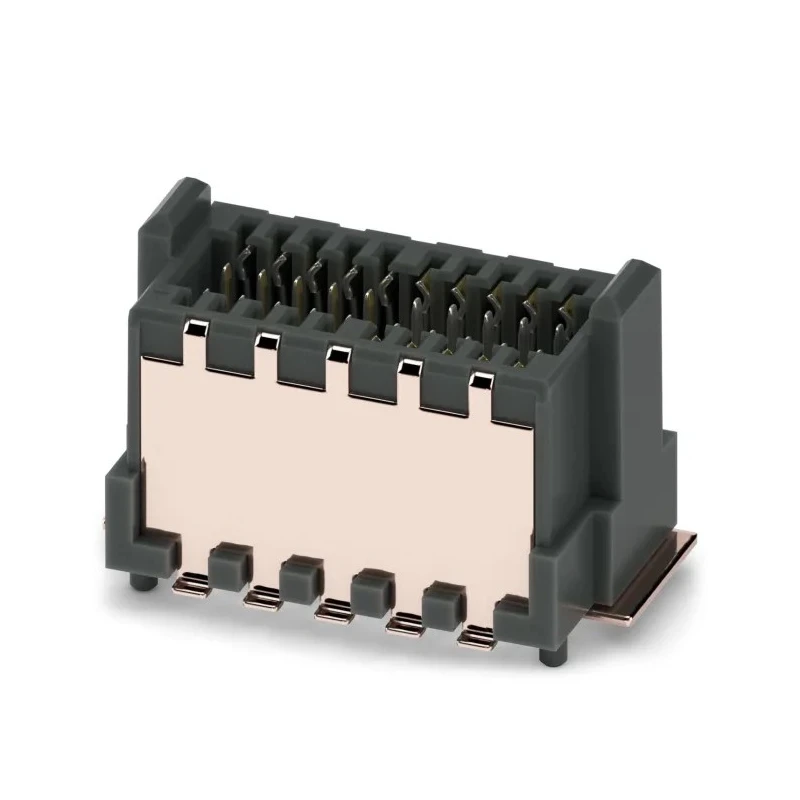 Phoenix Contact FP 0.8/20-MV-SH Series Surface PCB Header, 20 Contacts, 0.8 mm Pitch, 2 Rows, Shrouded 1053609
