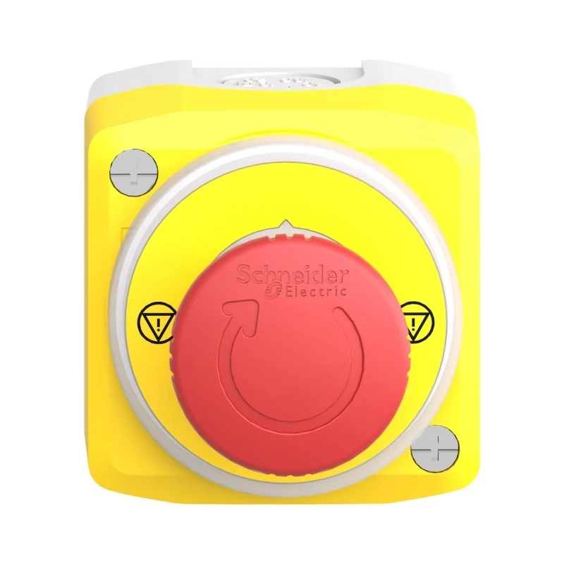Schneider Electric Harmony Series Turn to Release Illuminated Emergency Stop Push Button, Surface Mount, 22 XALK178W3B140E