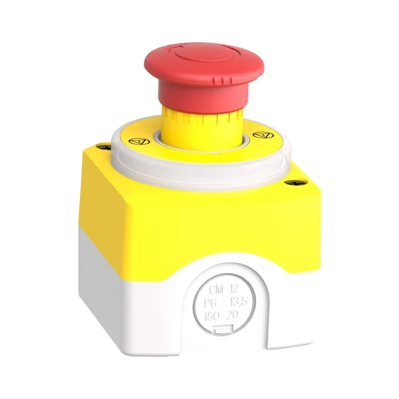 Schneider Electric Harmony Series Turn to Release Illuminated Emergency Stop Push Button, Surface Mount, 22 XALK178W3B140E