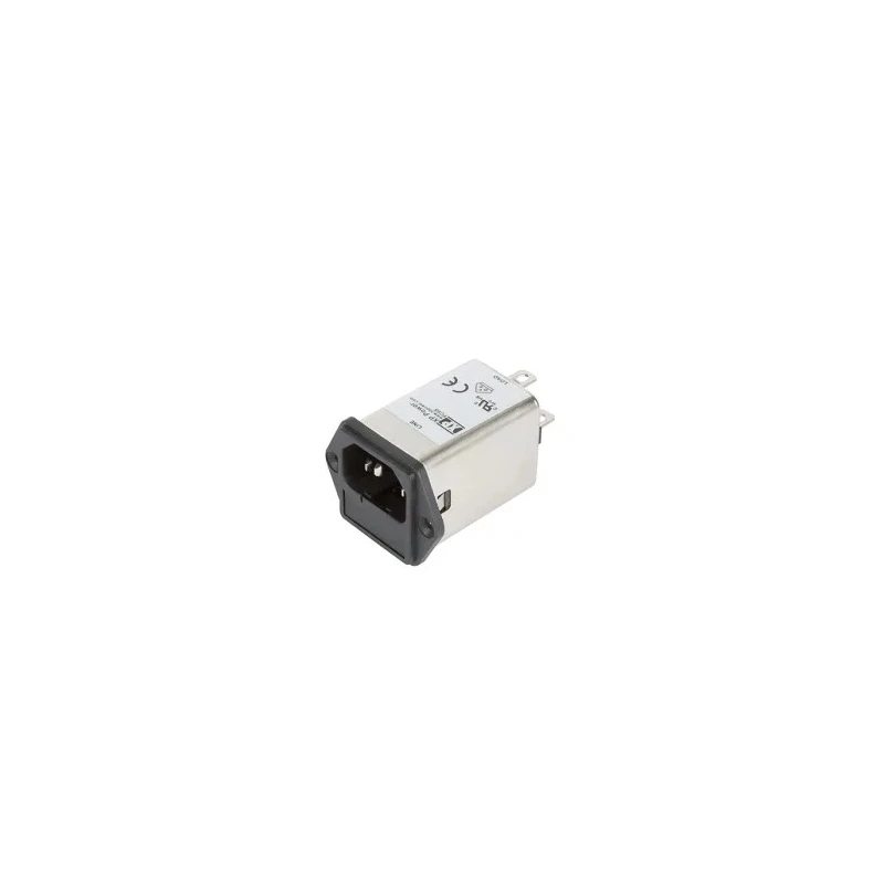 XP Power 264V AC 3A Screw Mount IEC Filter with Male Faston Connector and Single Fuse FCSS03SFR