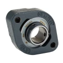 INA Flange Bearing Unit 25 mm Inside Diameter Cast Iron 2 Mount Holes FLCTEY25-XL