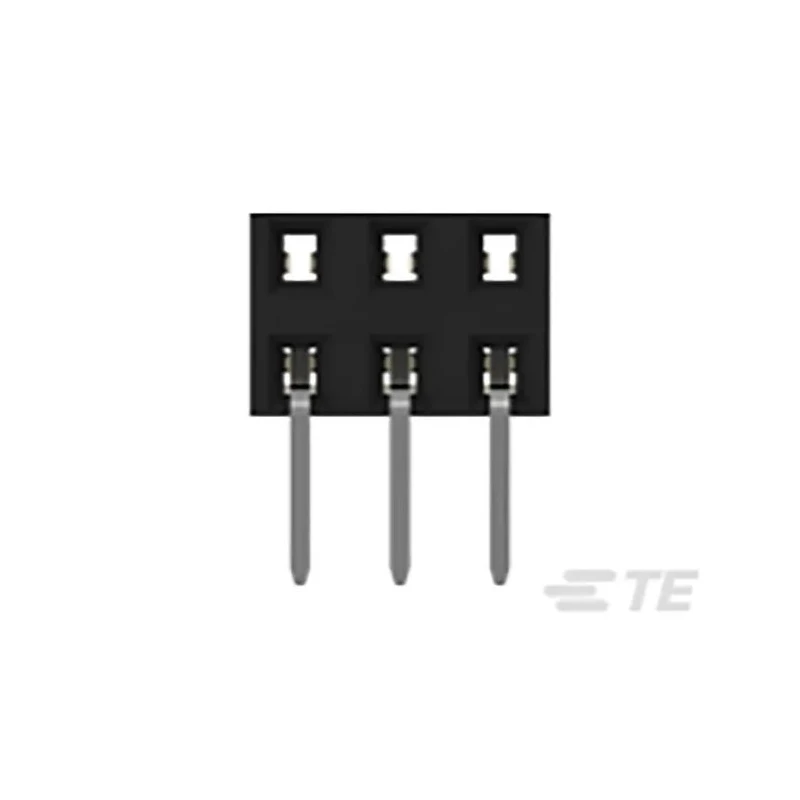 TE Connectivity AMPMODU Series Straight Through Hole PCB Socket 6-Contact 2 Row 2 mm Pitch Solder 2314926-6