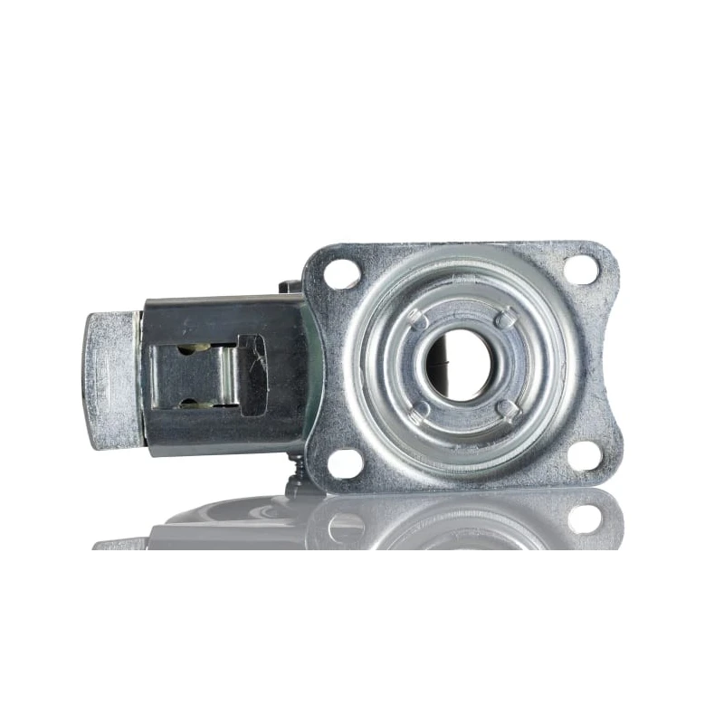 RS PRO Braked Swivel Castor, 150 kg Capacity, 100 mm Wheel Diameter, Rubber Tyre, Aluminium Hub, Ball Bearing Hub 196-5015