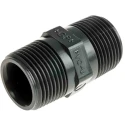Georg Fischer Plastic Pipe Fitting Straight Threaded R Nipple 3/4 in x 3/4 in 729911907