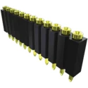 Samtec ESS Series Straight Through Hole PCB Socket, 4-Contact, 1 Row, 2.54 mm Pitch Solder ESS-104-G-04