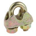 RS PRO Steel Wire Rope Clamp 8 mm Diameter DIN 1142 Forged U-Bolt Model 197-0152
