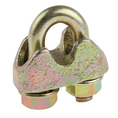 RS PRO Steel Wire Rope Clamp 8 mm Diameter DIN 1142 Forged U-Bolt Model 197-0152