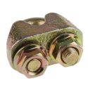 RS PRO Steel Wire Rope Clamp 8 mm Diameter DIN 1142 Forged U-Bolt Model 197-0152