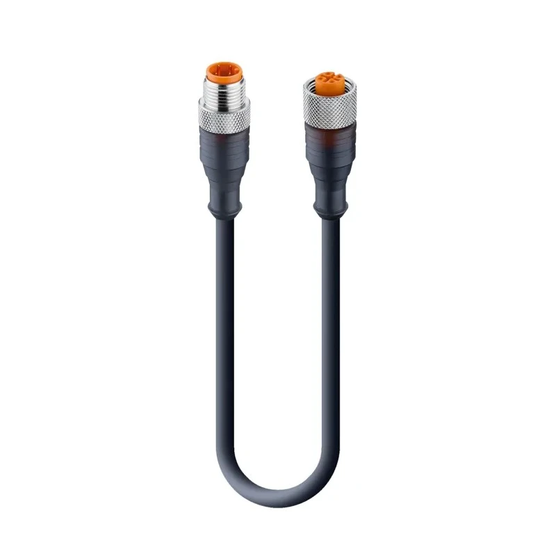 Lumberg Automation Sensor Actuator Cable Female 4 Way Straight to Unterminated 15 m 30V RKMV Series 44438 RKMV 4-225/15 M