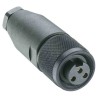 Lumberg Automation Circular Connector 3 Contacts Cable Socket Female 7/8 in IP67 RKC Series