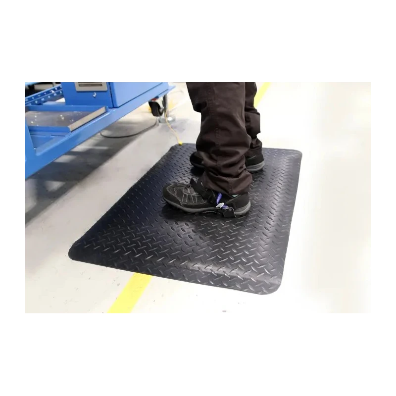 Coba Europe Individual Vinyl Anti-Static Mat 900mm x 1.5 m x 14 mm, Black DPS010915