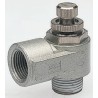 SMC AS Series Exhaust Flow Regulator, Inlet Male Threaded R, Outlet Male Threaded R EAS2200-F01-S