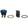 ITW Switches 49-59 Series Push Button Switch Momentary Panel Mount SPDT 16 mm Cutout Clear LED IP67 250 V AC 10A 49-59126
