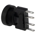 ITW Switches 49-59 Series Push Button Switch Momentary Panel Mount SPDT 16 mm Cutout Clear LED IP67 250 V AC 10A 49-59126