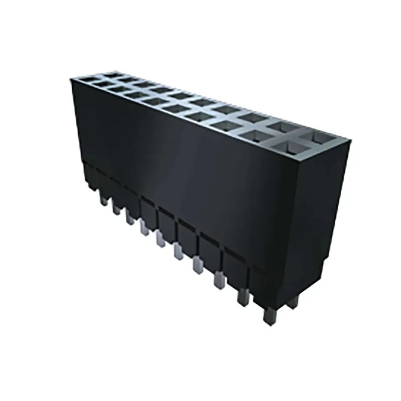 Samtec ESW Series Straight Through Hole PCB Socket 16-Contact 2 Row 2.54 mm Pitch 5.2A 515V ESW-108-23-G-D