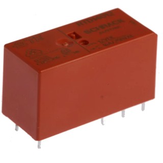 TE Connectivity PCB Power Relay, 12V DC Coil, 16A Switching Current, SPDT RTD14012