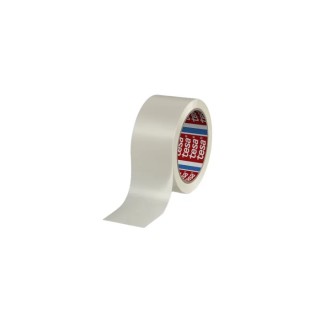 Tesa White 4120 Packing Tape 66 m x 50 mm Natural Rubber Adhesive 49μm Thickness 04120-00022-00