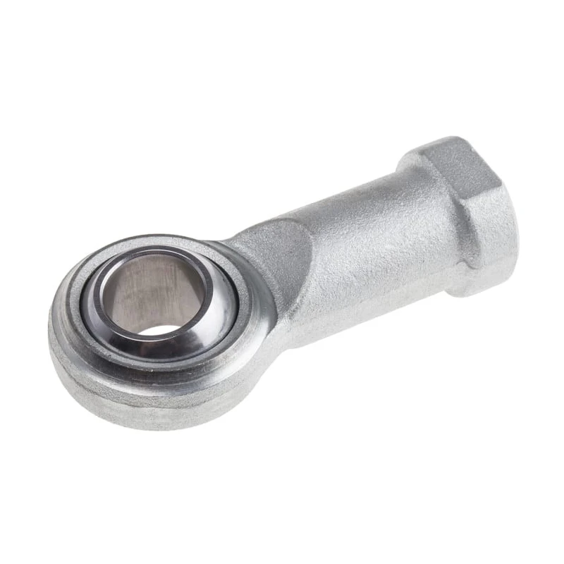 RS PRO M22 x 1.5 Female Steel Rod End, 22mm Bore, Metric Thread, Galvanised Zinc Coating 198-9049