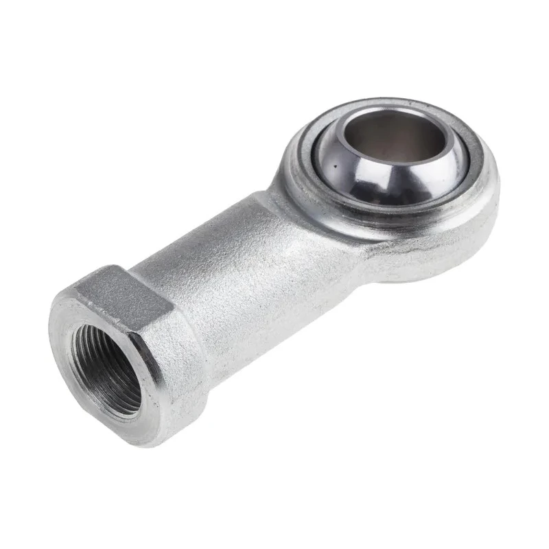 RS PRO M22 x 1.5 Female Steel Rod End, 22mm Bore, Metric Thread, Galvanised Zinc Coating 198-9049