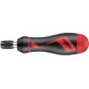 Teng Tools 1/4 in Hex Phillips, Pozidriv, Slotted Ratchet Screwdriver 175mm MDRQ908